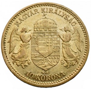 FJI 1848-1916, 10 koruna 1894 KB, vlas.škr., zc nep.hr.