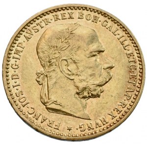 FJI 1848-1916, 10 koruna 1896 b.z., vlas.škr., zc nep.hr.