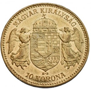 FJI 1848-1916, 10 koruna 1898 KB, vlas.škr., zc nep.hr.