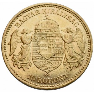 FJI 1848-1916, 10 koruna 1901 KB, vlas.škr., zc nep.hr.