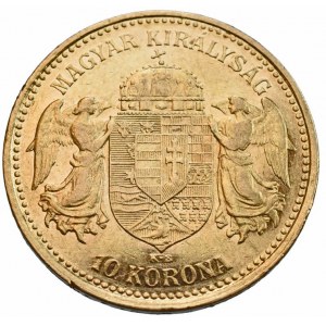 FJI 1848-1916, 10 koruna 1904 KB, vlas.škr., zc nep.hr.