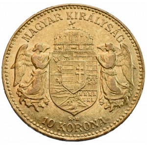 FJI 1848-1916, 10 koruna 1906 KB, vlas.škr., zc nep.hr.