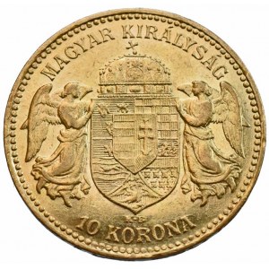 FJI 1848-1916, 10 koruna 1907 KB, vlas.škr., zc nep.hr.