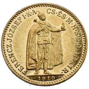 FJI 1848-1916, 10 koruna 1910 KB, vlas.škr.