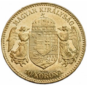 FJI 1848-1916, 10 koruna 1910 KB, vlas.škr.