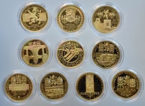 ČR 1993-, Kompletní sada zlatých mincí z cyklu 