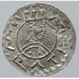 Vratislav II. 1061-1092, denár Cach 354 nízká koruna, 0,488g