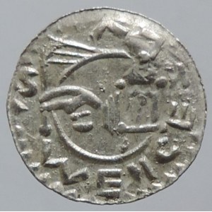 Vratislav II. 1061-1092, denár Cach 354 nízká koruna, 0,488g