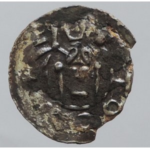 Ota I. Sličný 1061-1087, denár Cach 378, VP 41, olám.okr., kor. 0,517g RR