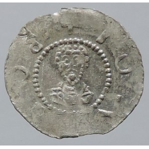 Bořivoj II. 1100-1107, 1118-1120, denár Cach 413, nep.ol.okr., nep.prohn. 0,328g/14,8mm