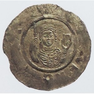 Vladislav I. 1109-1118, 1120-1125, denár Cach 543 nep.ol.okr., n.ned., patina 0,736g/17,2mm