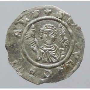 Vladislav I. 1109-1118, 1120-1125, denár Cach 545 nep.ned. 0,690g/16,3mm
