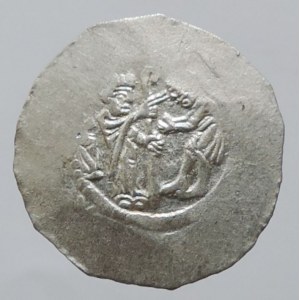 Soběslav II. 1173-1179, denár Cach 619, opisy ned. 0,893g