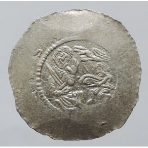 Bedřich, vláda 1173, 1179-1181, denár Cach 627, b.zn. 1,013g/18,3mm, motivy krásně vyraženy