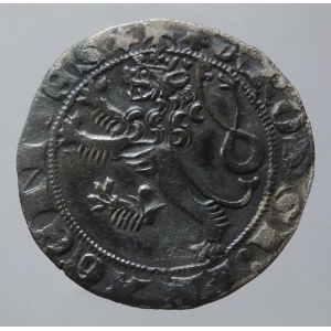 Václav II. 1278-1305, pražský groš Sm.2, tmavá patina 3,587g
