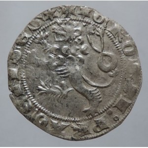 Václav II. 1278-1305, pražský groš Sm.2, nep.ned. 3,706g