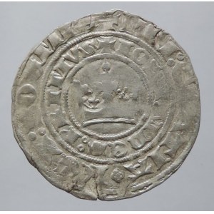 Jan Lucemburský 1310-1346, pražský groš Castelin 47, napr., nep.ned.