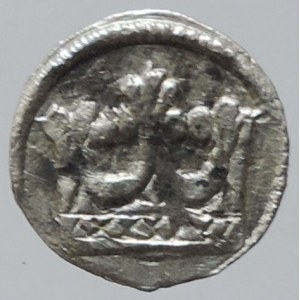 Karel IV. 1346-1378, Česká Falc, fenik koruna/lev, mincovna Heidingsfeld, Nech.218, 0,429g/11mm, krásný exemplář R