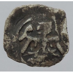 Morava, Albrecht Rakouský 1423-1435, peníz s hladkou orlicí a čtyřrázem, Sejbal VIII-X, 0,382g