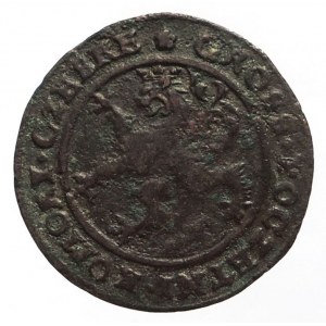 Maxmilián II. 1564-1576, Cu početní peníz Mrštík 20a, patina