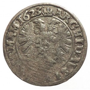 Ferdinand II. 1619-1637 kiprová mince, 24 (42) krejcar 1623 BZ Nisa-Zwirner, jako MKČ 1065, chyboražba RRR
