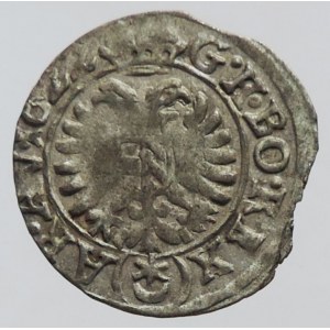Ferdinand II. 1619-1637 kiprová mince, 3 krejcar 1622 kiprový Praha-Hübmer, MKČ 708, kraj.stř.