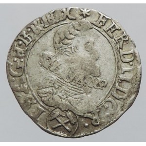 Ferdinand II. 1619-1637, 3 krejcar 1634 Kutná Hora-Prunz, MKČ 810