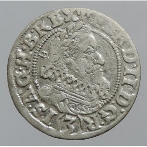 Ferdinand II. 1619-1637, 3 krejcar 1630 Vratislav-Riedel+Ziesler, MKČ 1018