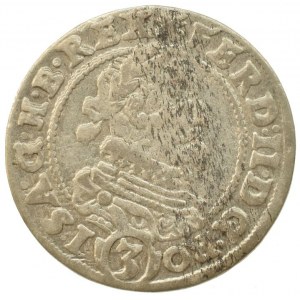 Ferdinand II. 1619-1637, 3 krejcar 1630 PH Vratislav-Hema, MKČ 1021, dr.vad.mat.