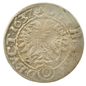 Ferdinand II. 1619-1637, 3 krejcar 1637 Olomouc-Sonnenschein