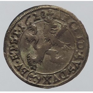 Ferdinand III. 1637-1657, 1 krejcar 1628 Kladsko-Huser+Peter, MKČ 1341, patina, nep.ned. R