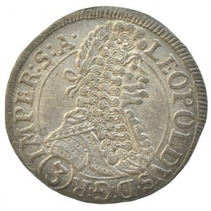 Leopold I. 1657-1705, 3 krejcar 1697 Praha, sbírkový