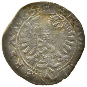 Leopold I. 1657-1705, 3 krejcar 1663 Kutná Hora, ned.