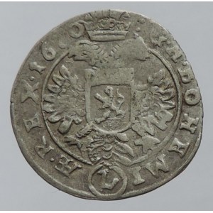Leopold I. 1657-1705, 3 krejcar 1670 Kutná Hora-Hackl, MKČ 1452