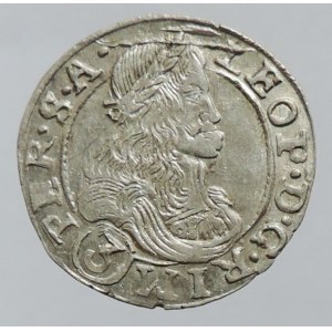 Leopold I. 1657-1705, 3 krejcar 1679 CK Kutná Hora-Krahe, MKČ 1454