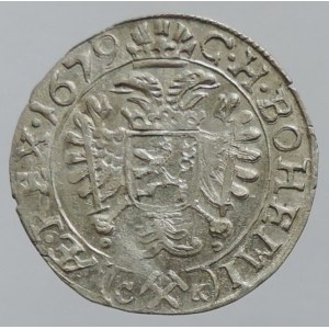 Leopold I. 1657-1705, 3 krejcar 1679 CK Kutná Hora-Krahe, MKČ 1454