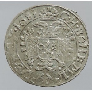 Leopold I. 1657-1705, 3 krejcar 1681 CK Kutná Hora-Krahe, MKČ 1454