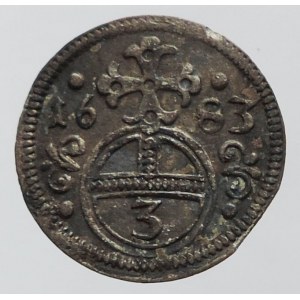 Leopold I. 1657-1705, grešle 1683 Opolí-Kirschenhofer, MKČ 1684, patina