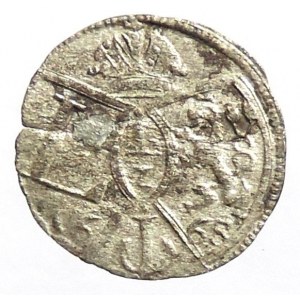 Leopold I. 1657-1705, 1/2 krejcar 1665 Praha-Margalík, MKČ 1436, nep.napr. RR