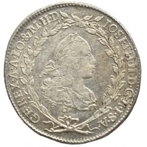 Josef II. 1765-1780, 20 krejcar 1776 C Praha EvS-IK