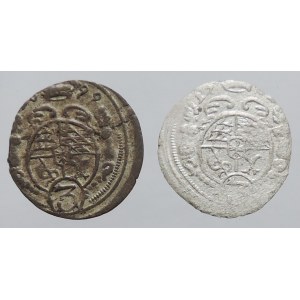 Württemberg-Olešnice, Christian Ulrich 1668-1704, grešle 1699 LL, Fried. 2416, Kopicki 6265 + grešle 1702 (?) CVL, Fried 2431, Kopicki 6268 2ks