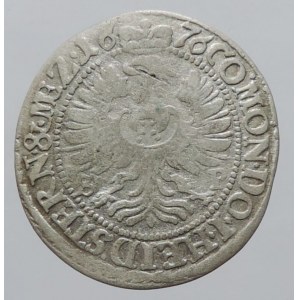 Württemberg-Olešnice, Sylvius Fridrich 1668-1697, 3 krejcar 1676 SP Kop. 6210