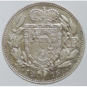 Liechtenstein, Johann II. 1858-1929, 1 kor. 1915