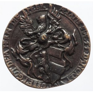 Matthias von Lausnitz, Cu litá portrétní medaile 1555, 39mm/25,27g, obchodník a poradce Ferdinanda I., ex Lanz aukce 15/1232