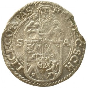 Šlik Jindřich 1612-1650, 3 krejcar 1637 SA/IC Planá-Candler, nep.ol.okraj