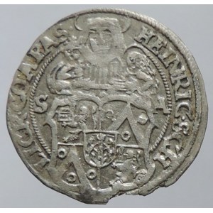 Šlik Jindřich 1612-1650, 3 krejcar 1638 IC Planá-Candler, dr.ol.okr.