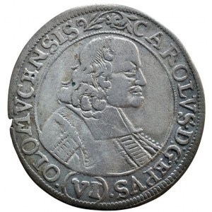 Olomouc biskupství, Karel II. Liechtenstein 1664-1695, VI krejcar 1682, SV 359, nep.hr.