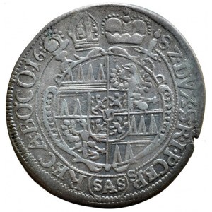 Olomouc biskupství, Karel II. Liechtenstein 1664-1695, VI krejcar 1682, SV 359, nep.hr.