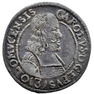 Olomouc biskupství, Karel II. Liechtenstein 1664-1695, 3 krejcar 1670, sv 324