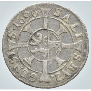 Salzburg arcibiskupství, Johann Ernst 1687-1709, 1 krejcar 1696, Zöttl 2252, Probszt 1889